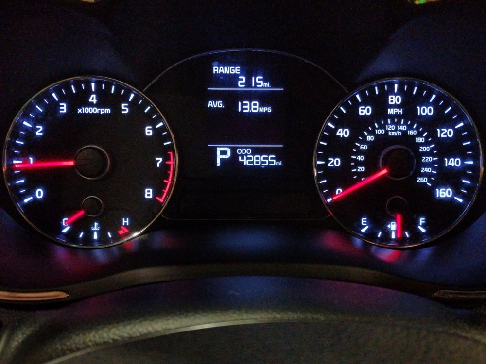 2015 Kia Forte - Odometer Close Up