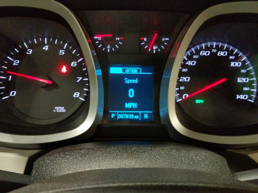 2017 Chevrolet Equinox - Odometer Close Up