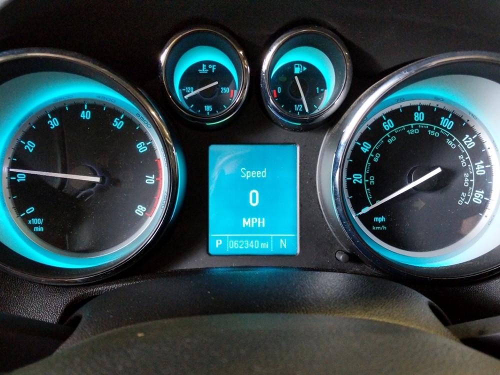 2016 Buick Verano - Odometer Close Up