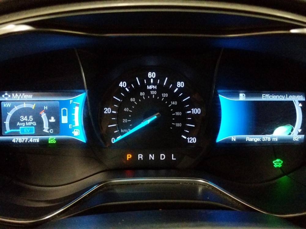 2017 Ford Fusion - Odometer Close Up