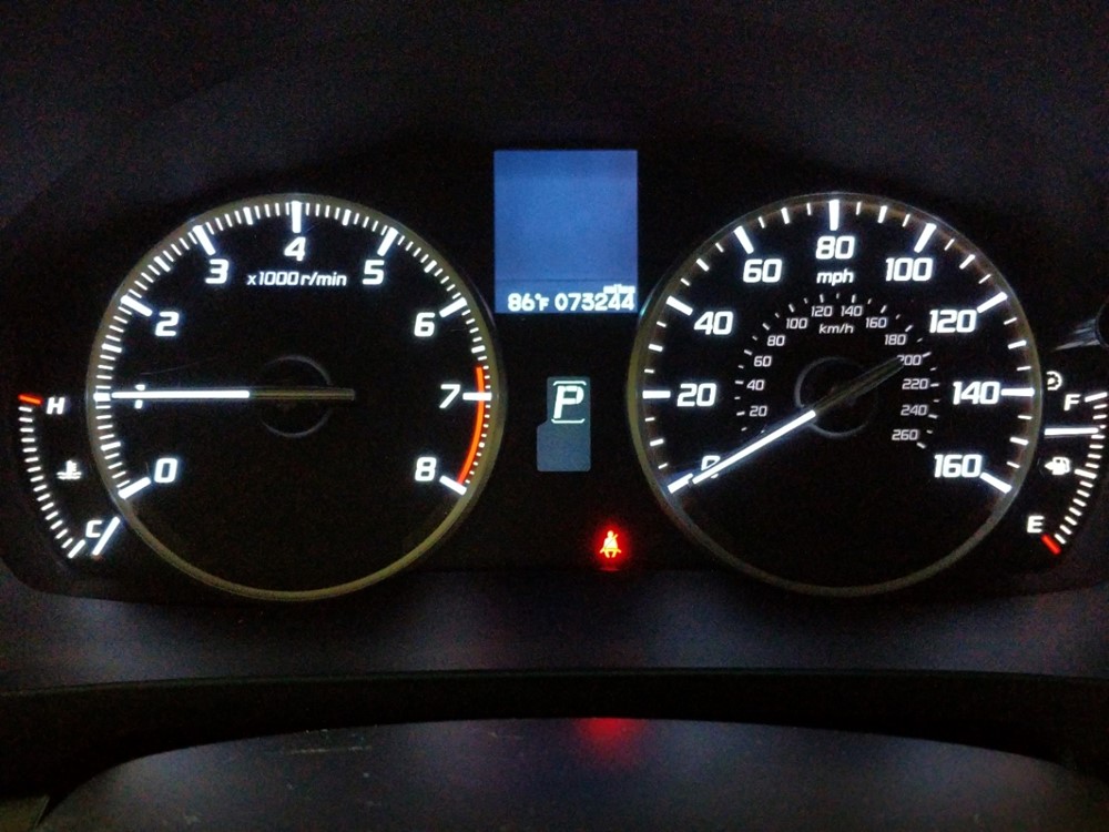 2013 Acura ILX - Odometer Close Up
