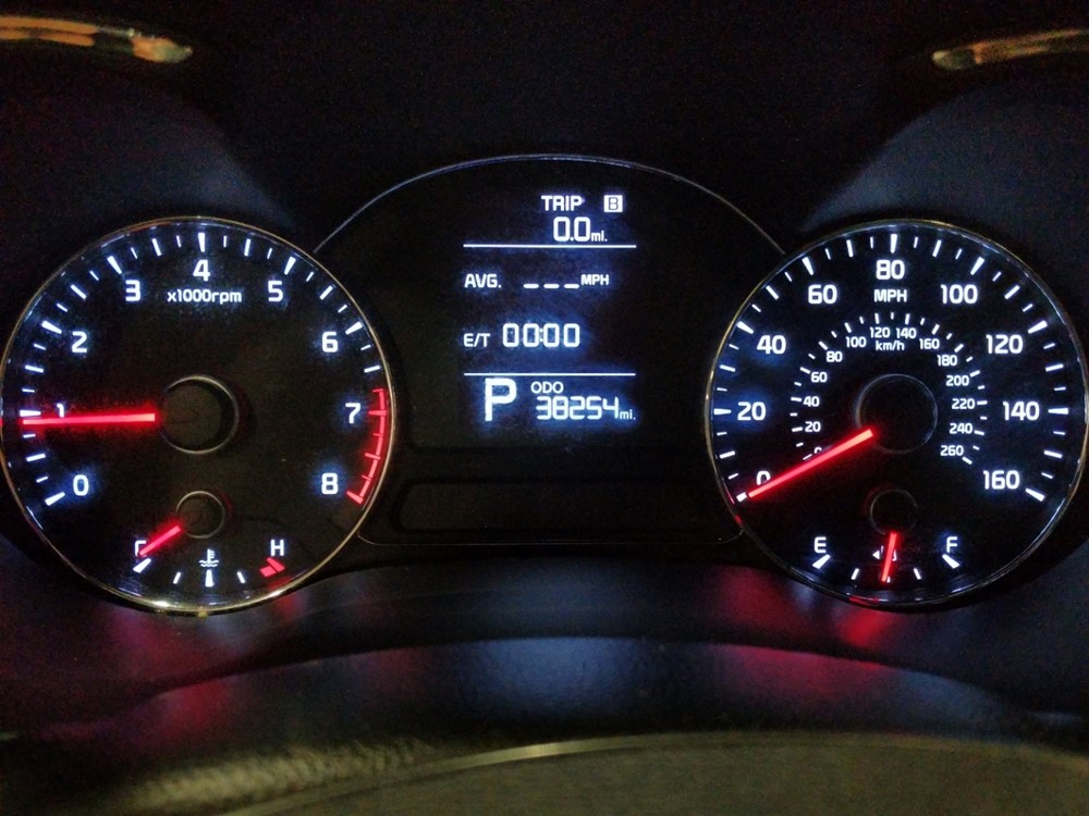 2015 Kia Forte - Odometer Close Up