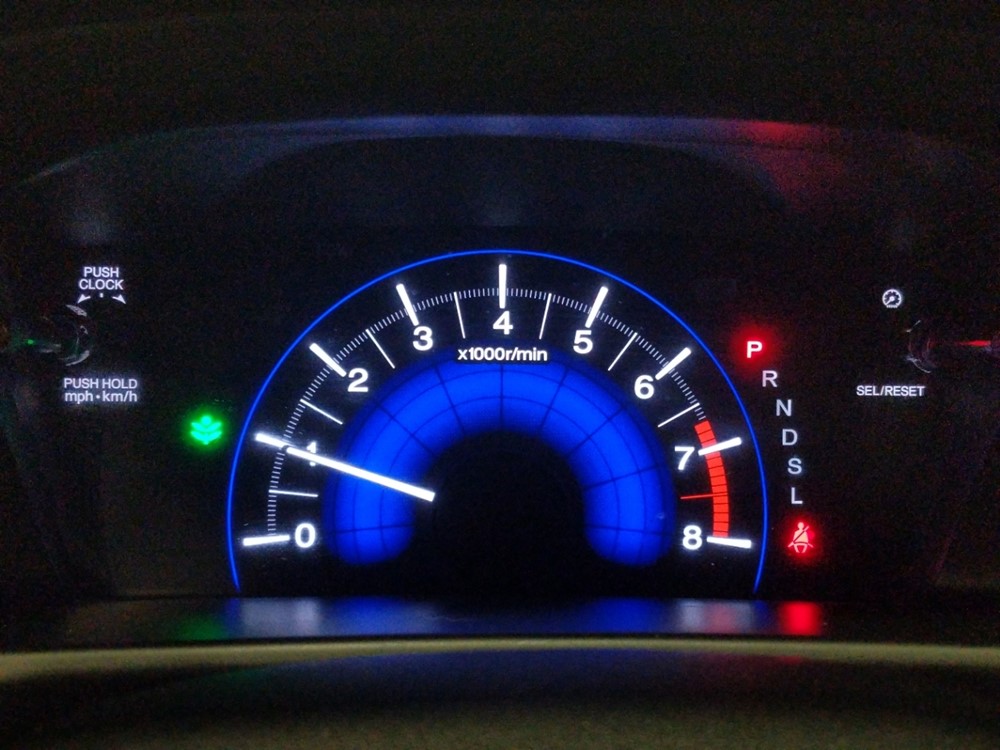 2015 Honda Civic - Odometer Close Up