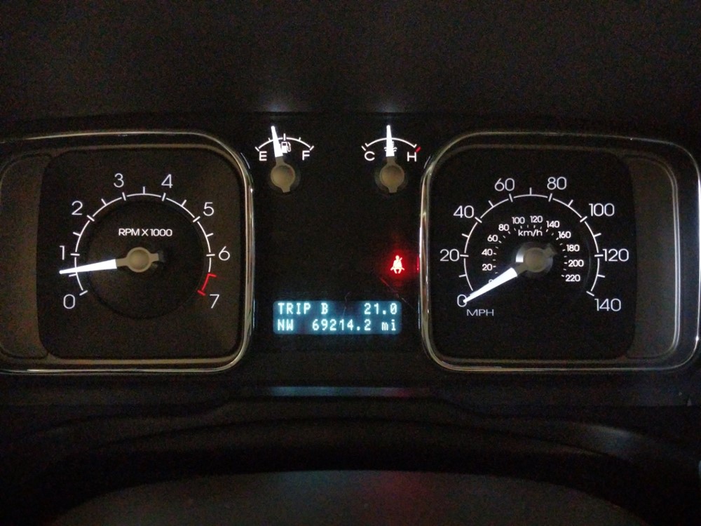 2009 Lincoln MKX - Odometer Close Up