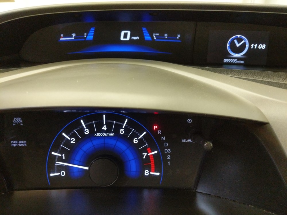 2012 Honda Civic - Odometer Close Up