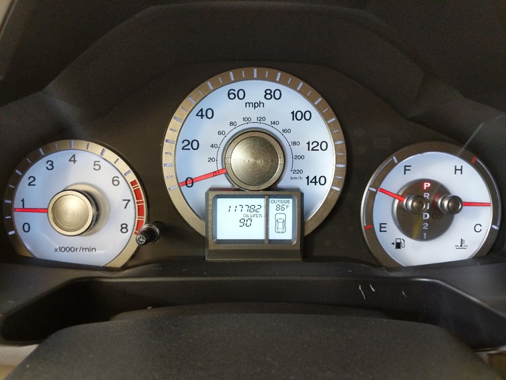 2010 Honda Pilot - Odometer Close Up