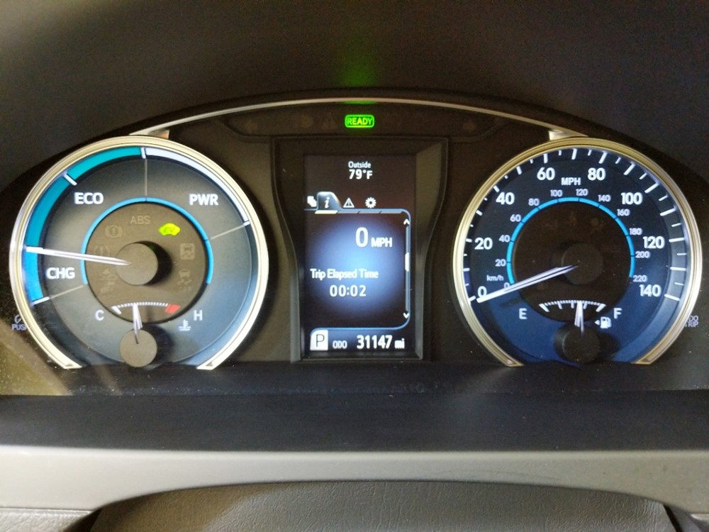 2016 Toyota Camry - Odometer Close Up