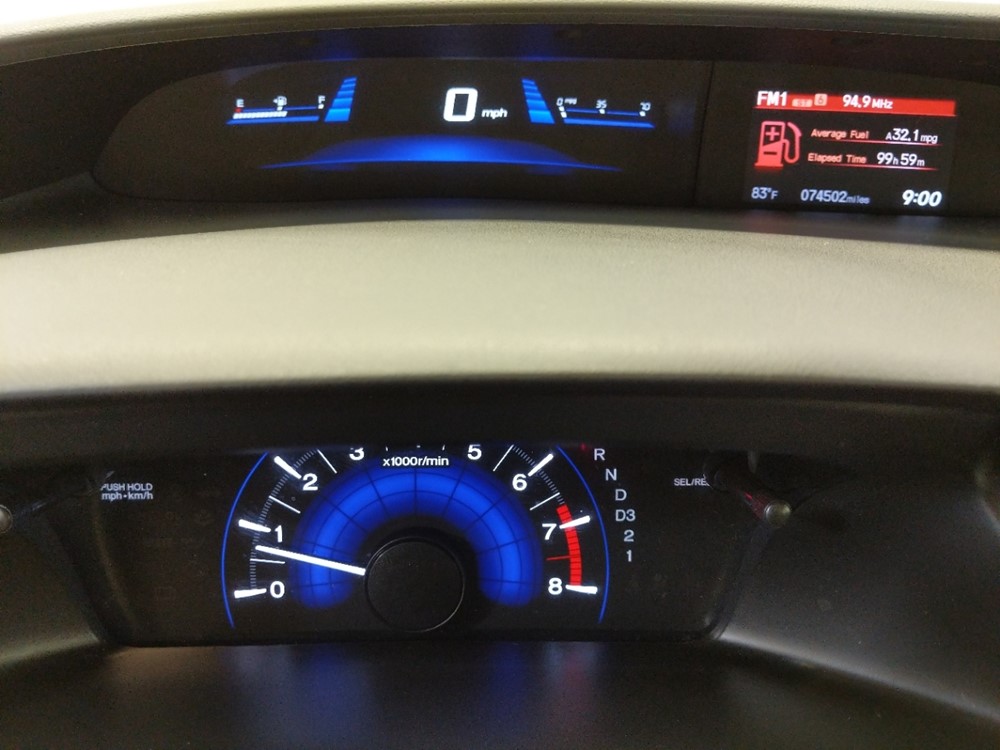 2013 Honda Civic - Odometer Close Up