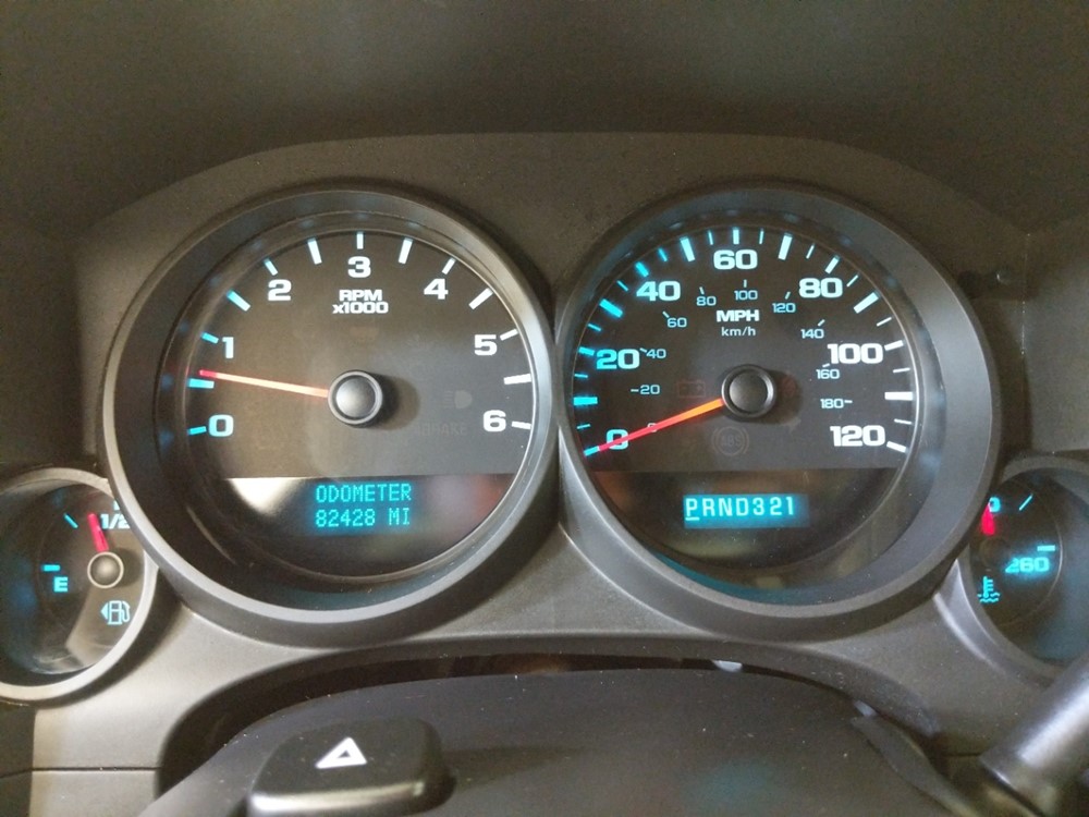 2012 GMC Sierra 1500 - Odometer Close Up