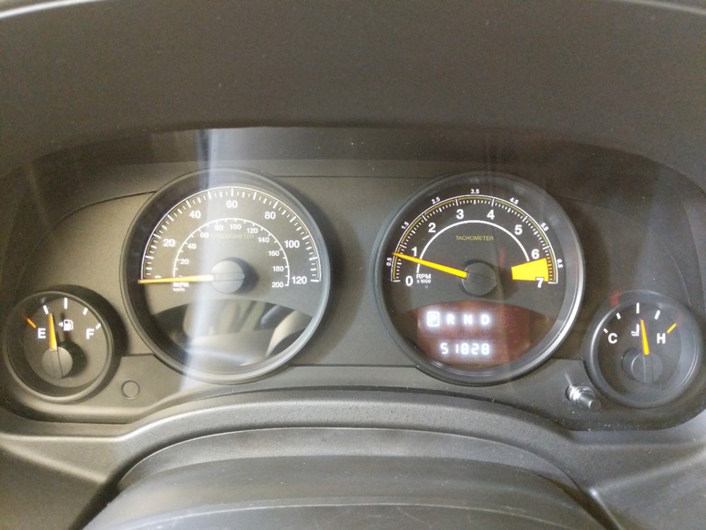 2017 Jeep Patriot - Odometer Close Up
