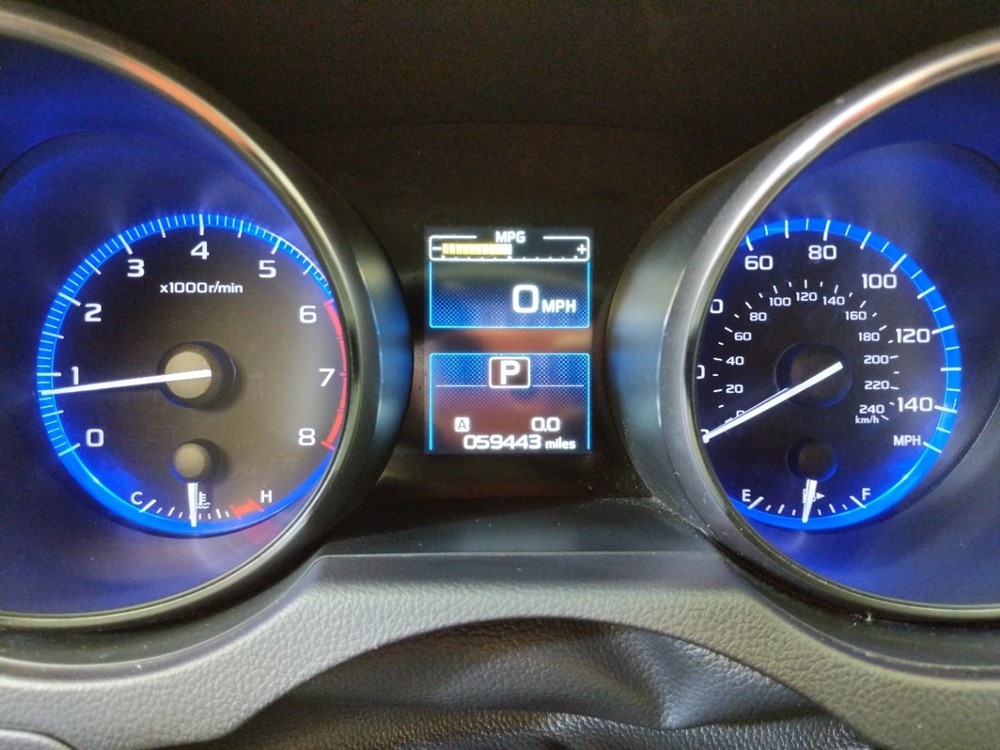 2017 Subaru Outback - Odometer Close Up