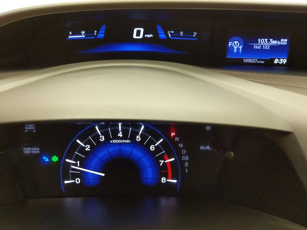 2012 Honda Civic - Odometer Close Up
