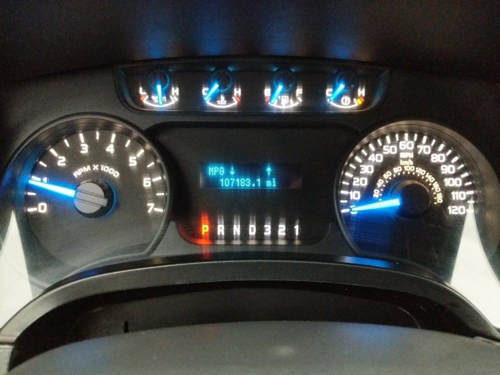 2013 Ford F-150 - Odometer Close Up