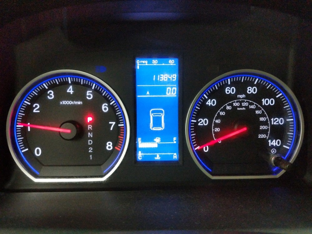 2010 Honda CR-V - Odometer Close Up