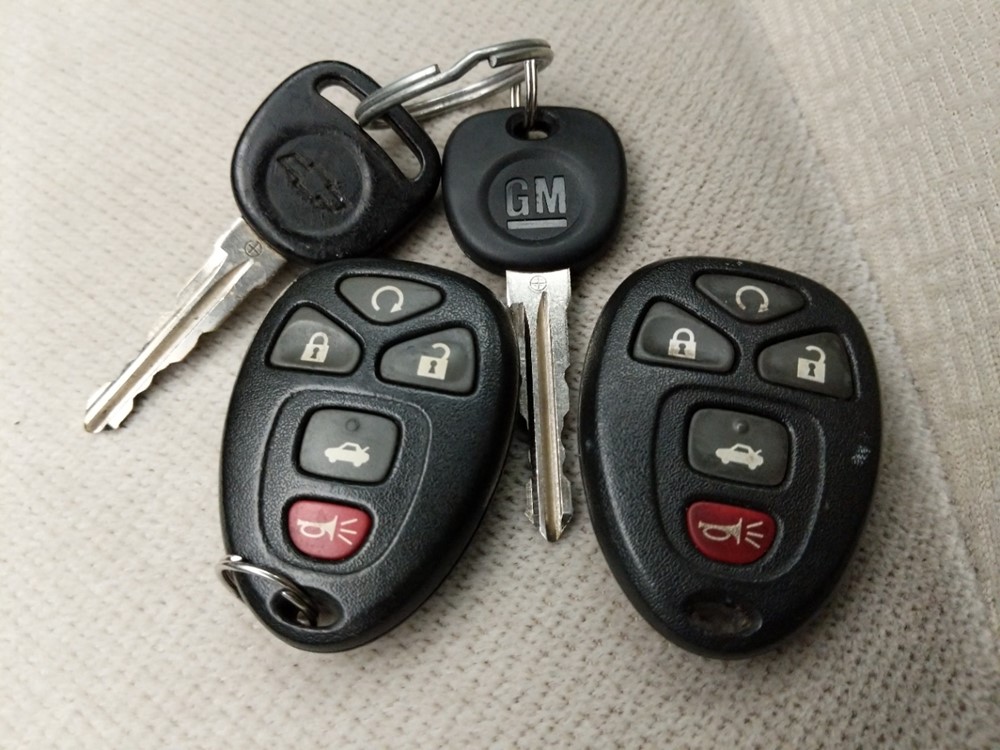 2012 Chevrolet Impala - Keys