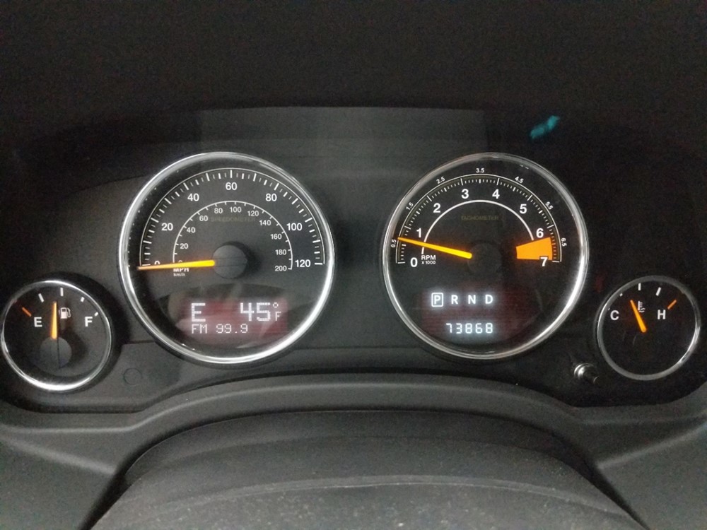 2014 Jeep Compass - Odometer Close Up