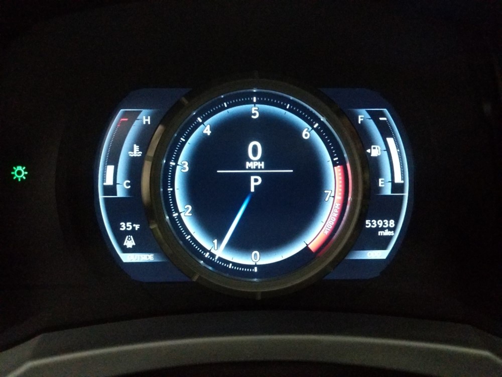 2015 Lexus IS 350 - Odometer Close Up
