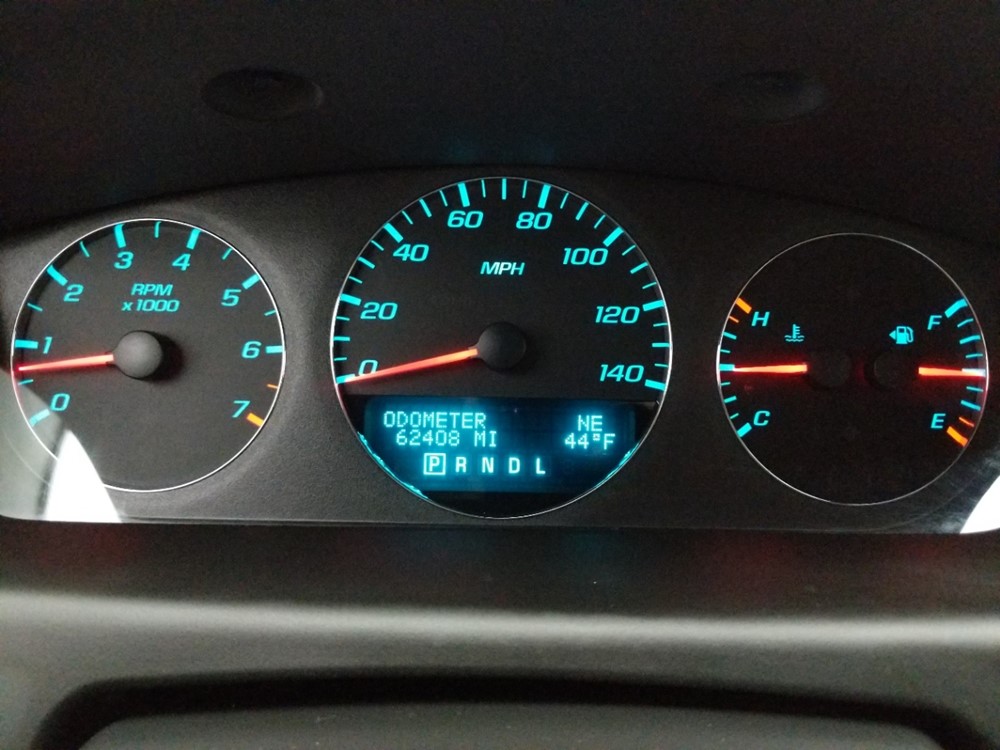 2012 Chevrolet Impala - Odometer Close Up