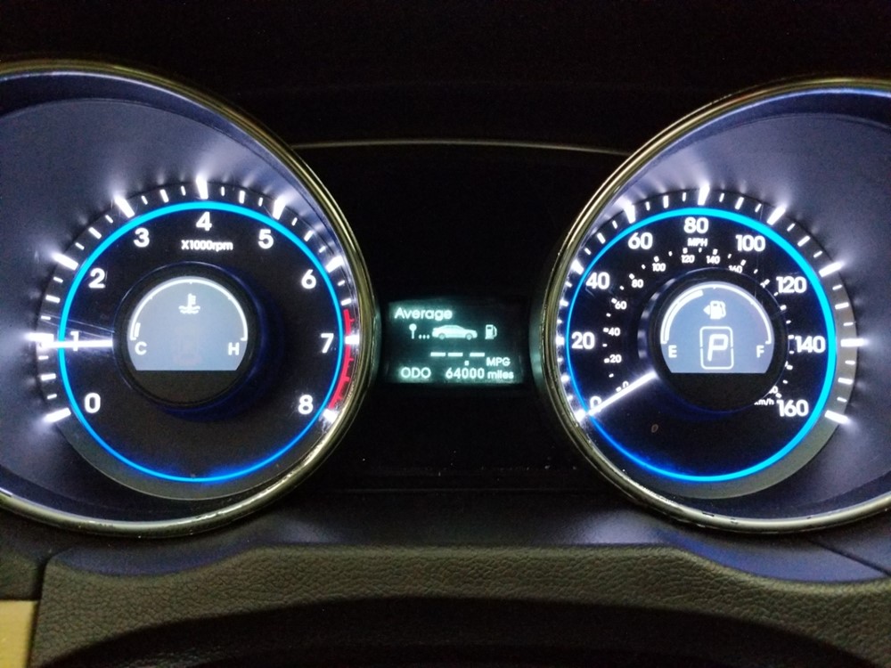 2011 Hyundai Sonata - Odometer Close Up