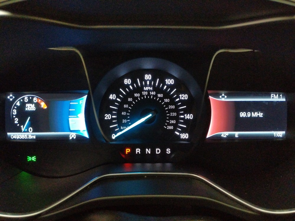 2017 Ford Fusion - Odometer Close Up