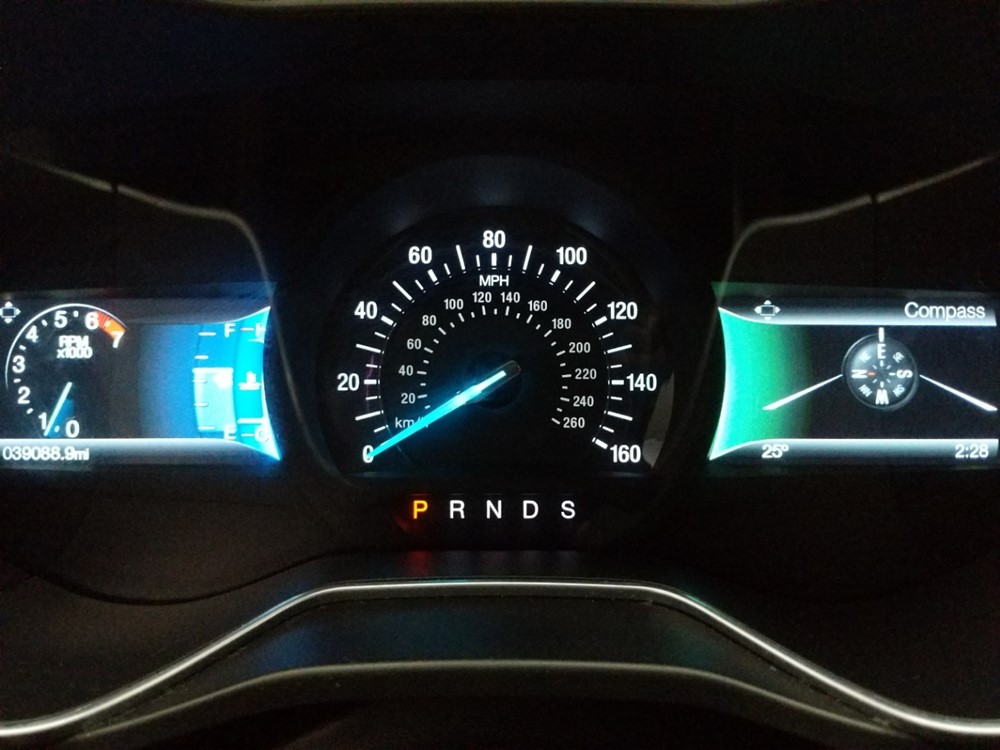 2016 Ford Fusion - Odometer Close Up