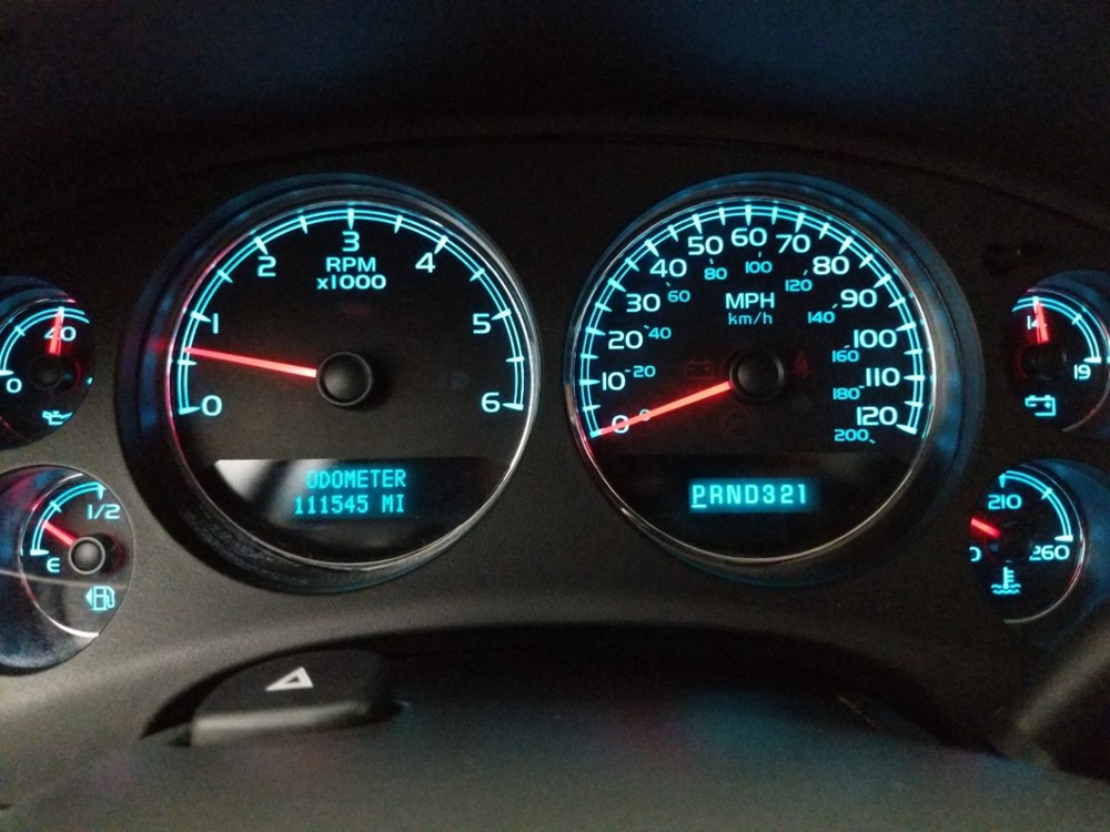 2008 GMC Sierra 1500 - Odometer Close Up
