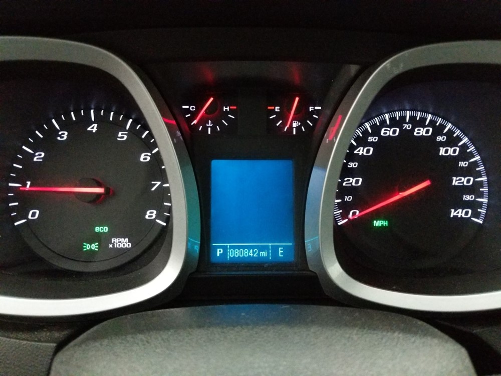 2013 Chevrolet Equinox - Odometer Close Up