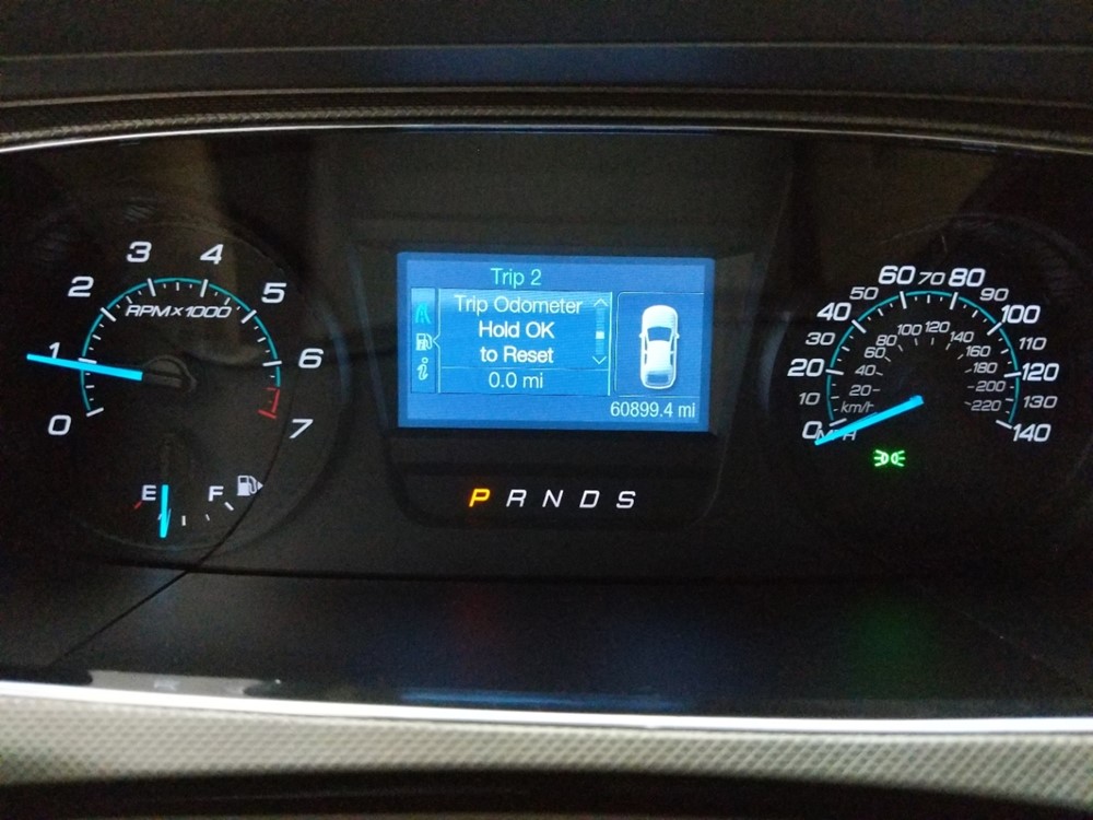 2014 Ford Taurus - Odometer Close Up