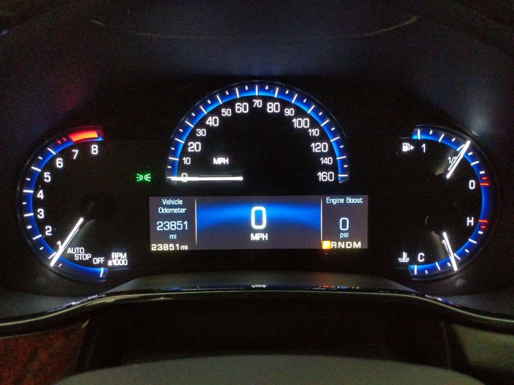 2016 Cadillac CTS - Odometer Close Up