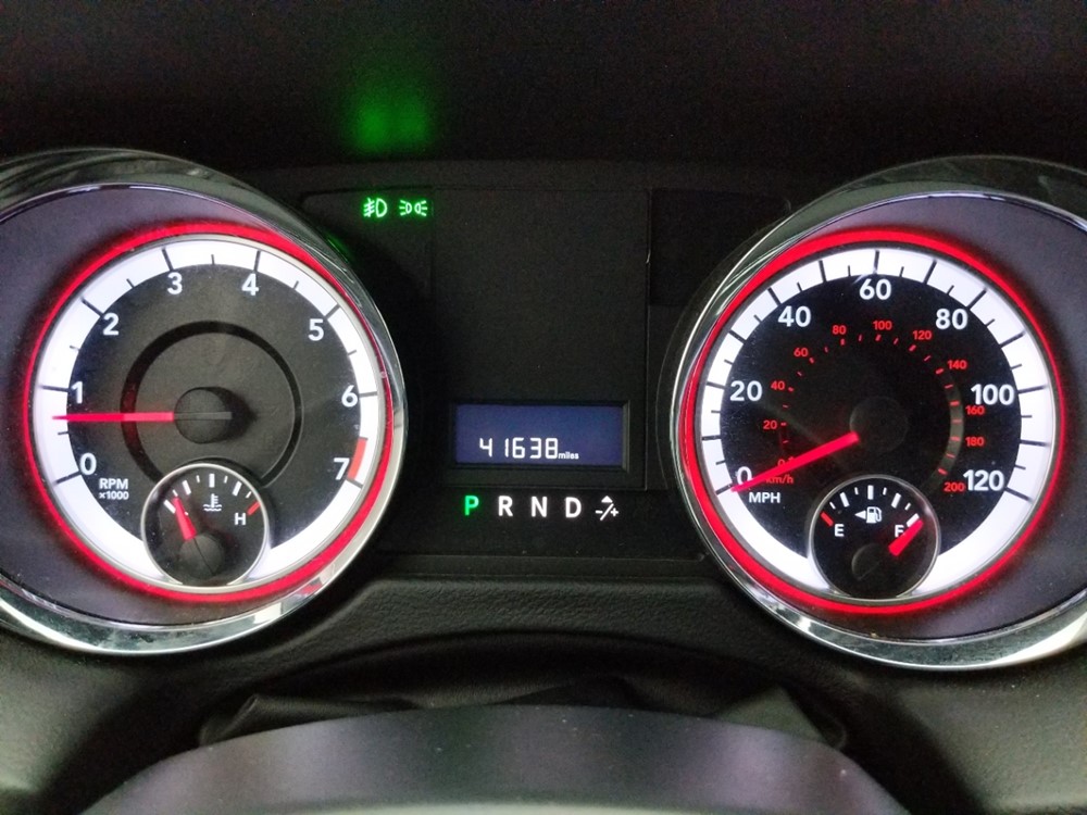 2018 Dodge Grand Caravan - Odometer Close Up