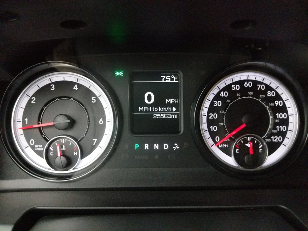 2017 Dodge Ram 1500 - Odometer Close Up