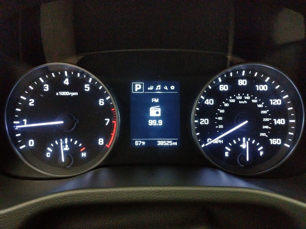 2018 Hyundai Elantra - Odometer Close Up