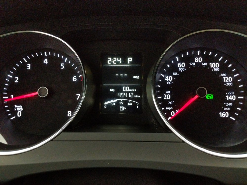 2016 Volkswagen Jetta - Odometer Close Up