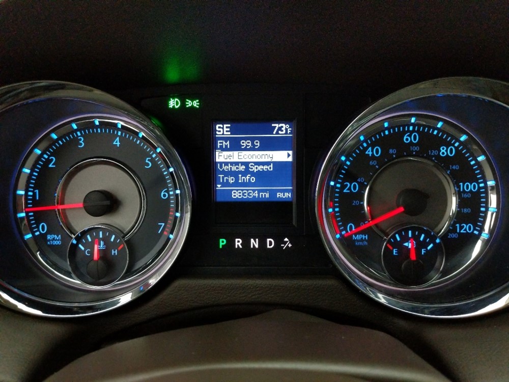 2013 Chrysler Town and Country - Odometer Close Up