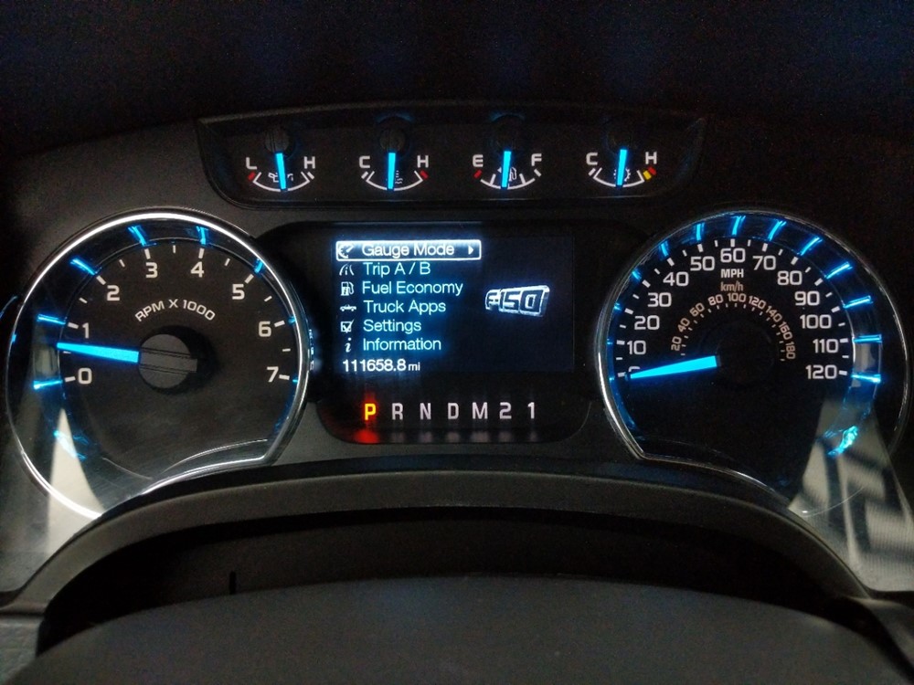 2011 Ford F-150 - Odometer Close Up