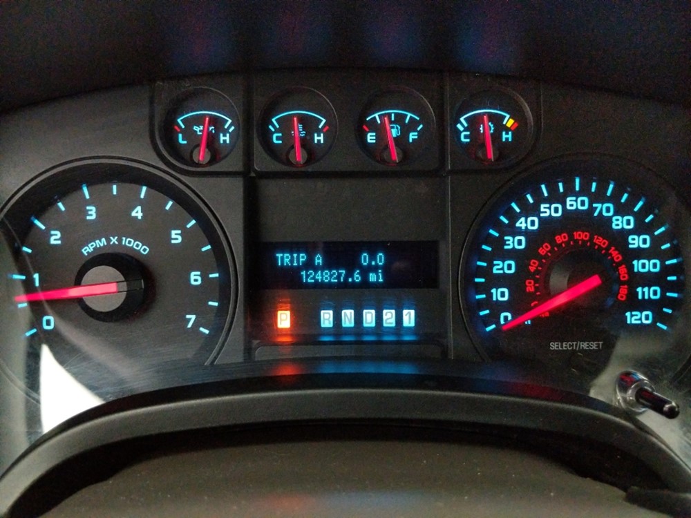2009 Ford F-150 - Odometer Close Up