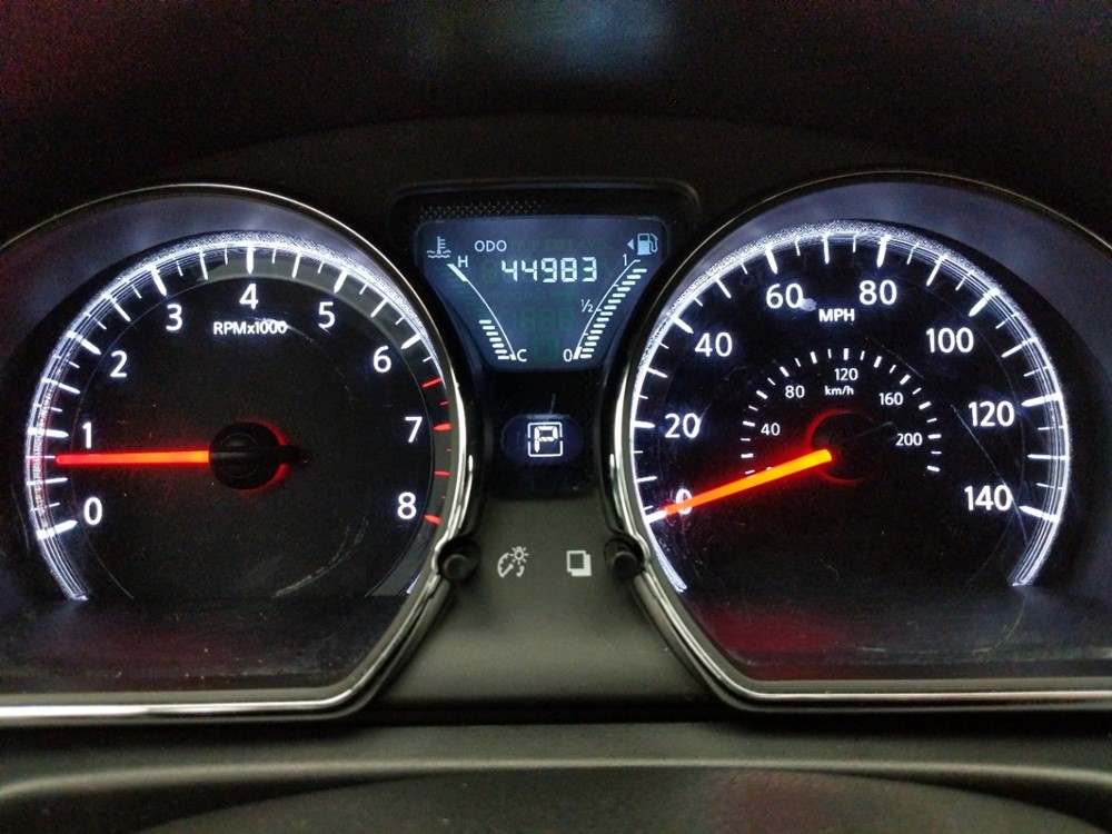 2017 Nissan Versa - Odometer Close Up