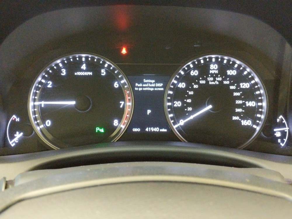 2014 Lexus GS 350 - Odometer Close Up