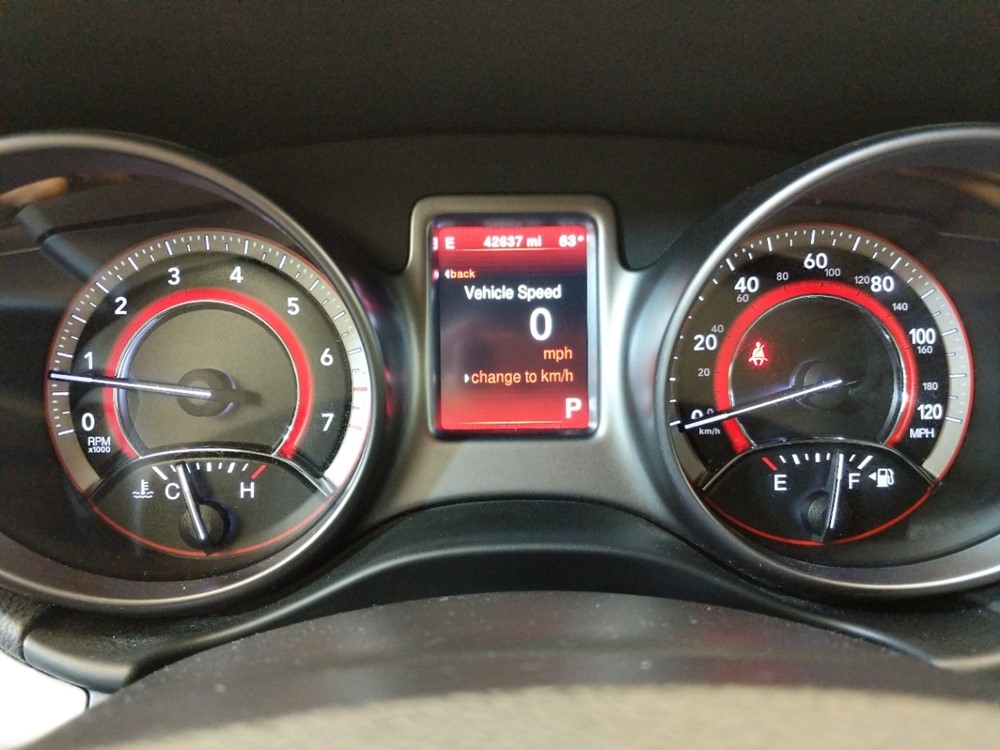 2017 Dodge Journey - Odometer Close Up