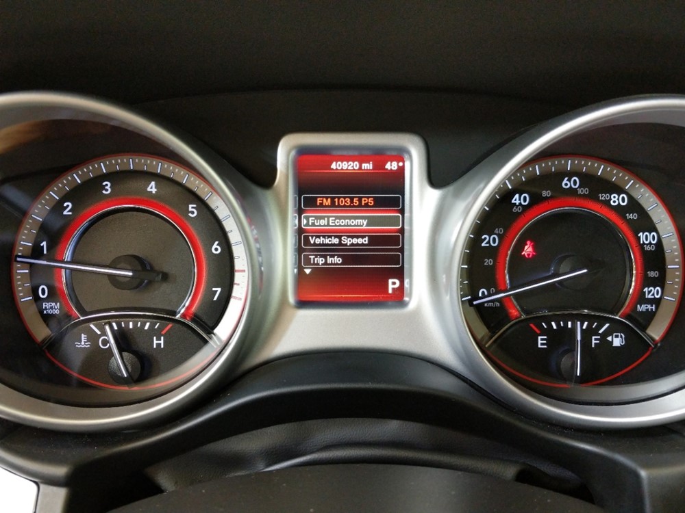 2017 Dodge Journey - Odometer Close Up