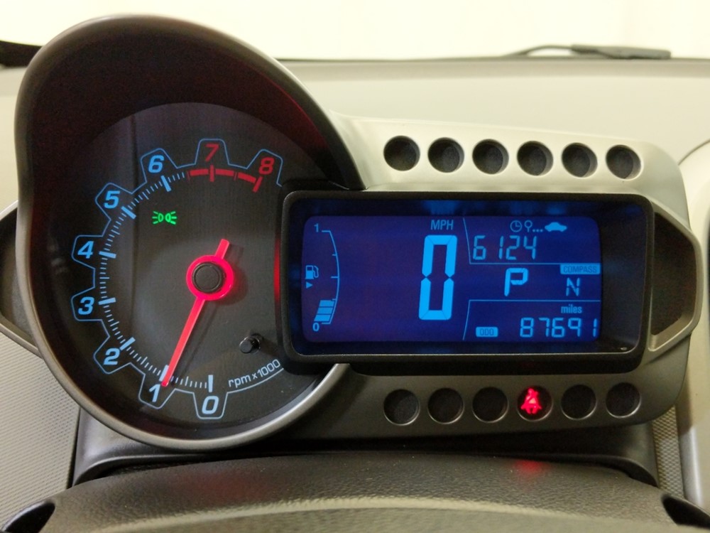 2013 Chevrolet Sonic - Odometer Close Up