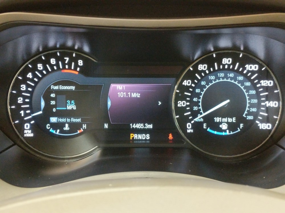 2015 Lincoln MKZ - Odometer Close Up
