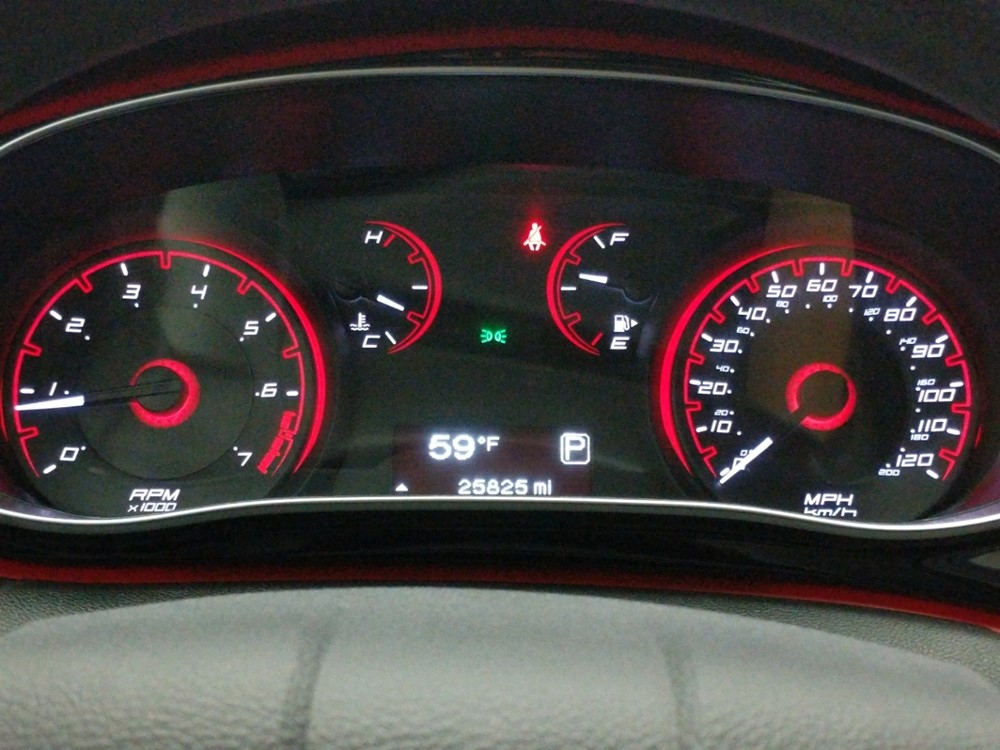 2015 Dodge Dart - Odometer Close Up