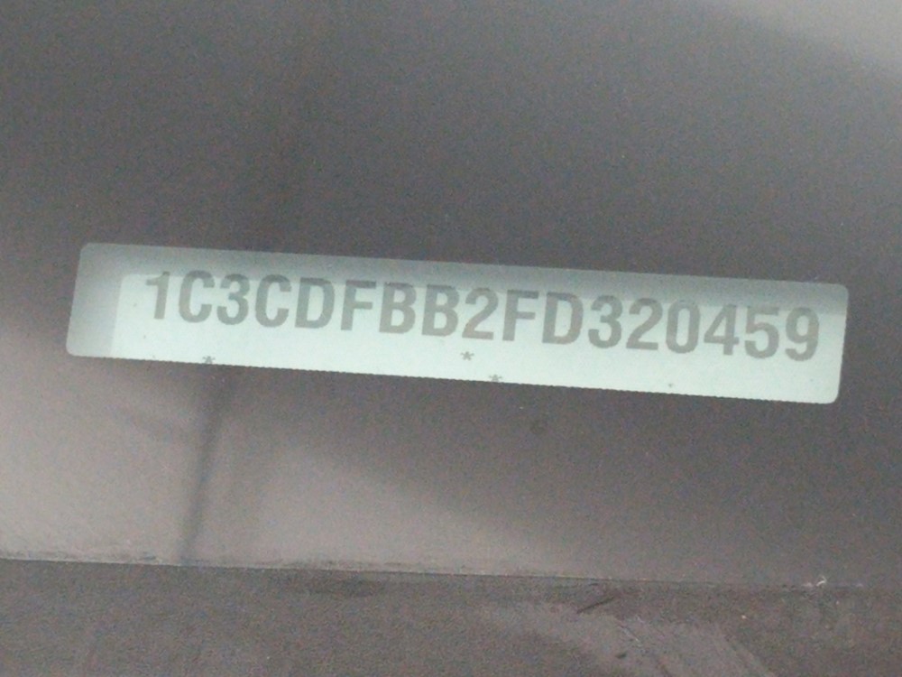 2015 Dodge Dart - VIN Plate