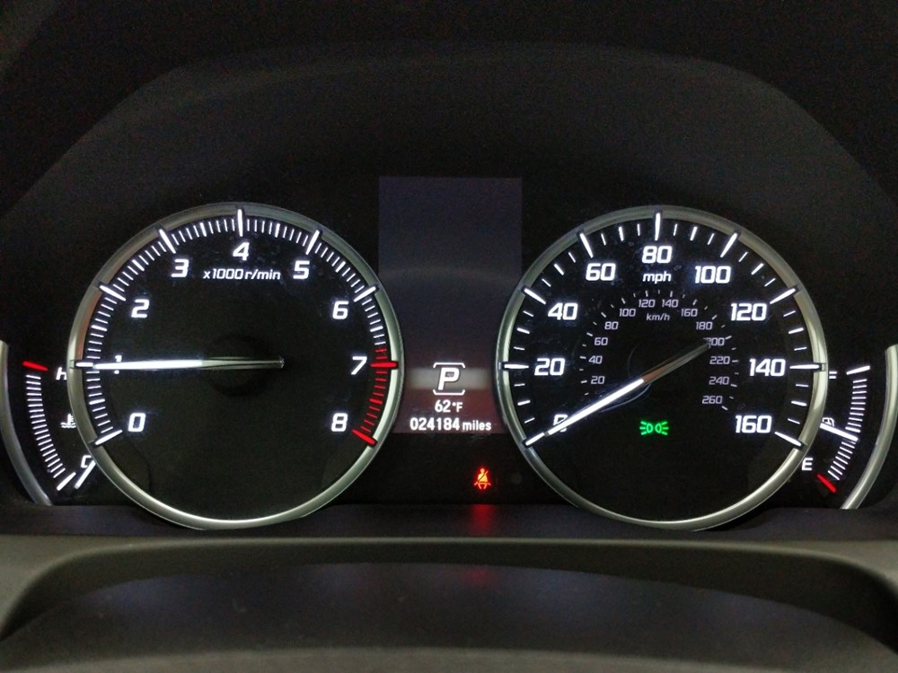 2015 Acura TLX - Odometer Close Up