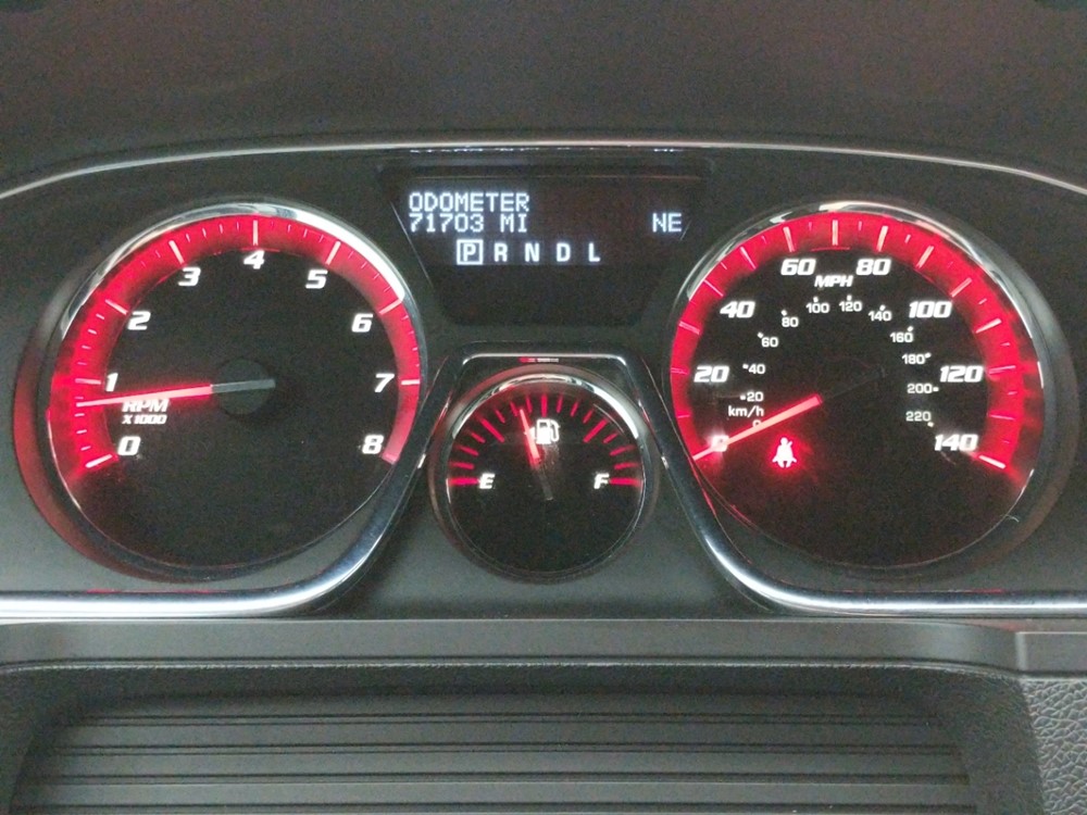 2013 GMC Acadia - Odometer Close Up