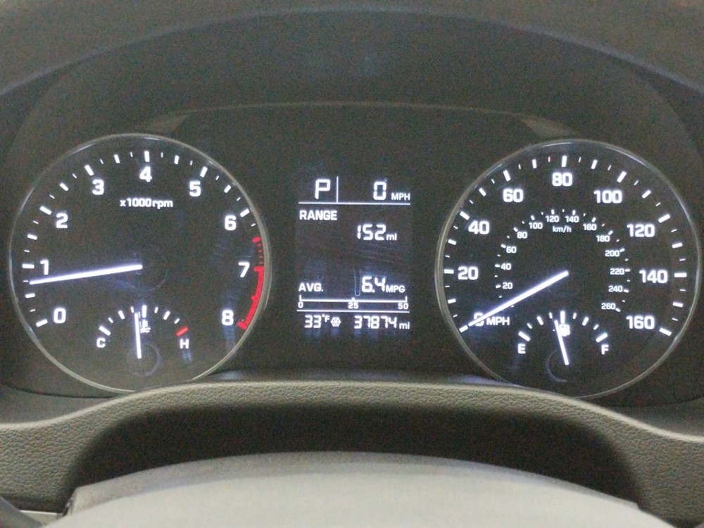 2017 Hyundai Elantra - Odometer Close Up