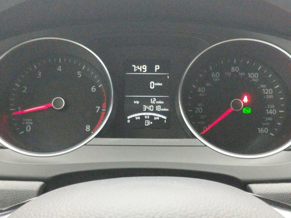 2017 Volkswagen Jetta - Odometer Close Up