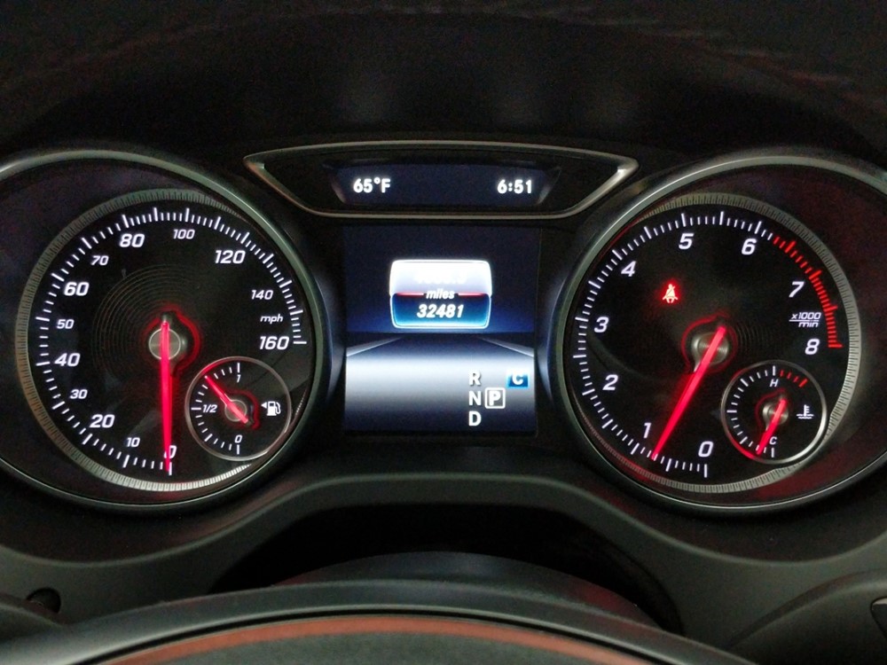 2017 Mercedes-Benz CLA250 - Odometer Close Up