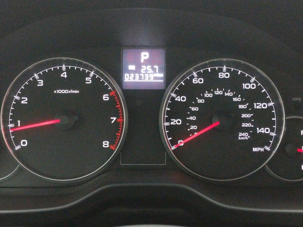 2014 Subaru Legacy - Odometer Close Up